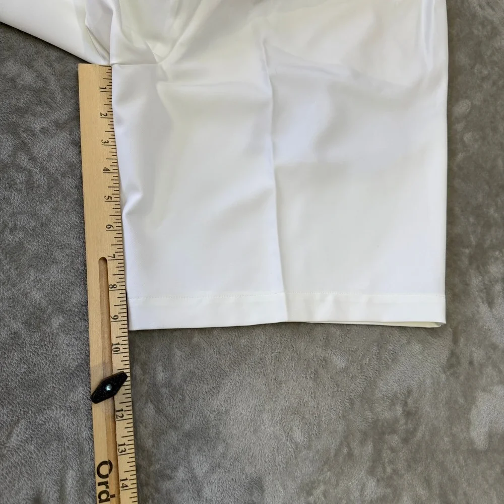 Peter Millar Performance Salem Shorts Mens 38 White Golf Crown Sport $108 NWT - Picture 9 of 10
